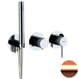 Смеситель для душа Remer X Style X97D2PWBRP, медь брашированная