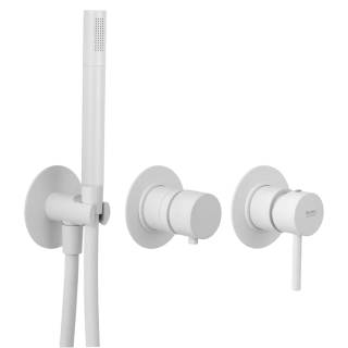 Смеситель для душа Remer X Style X97D3PWBBO, белый матовый