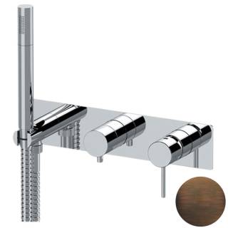 Смеситель для душа Remer X Style X97D3WBBR, бронза масляная