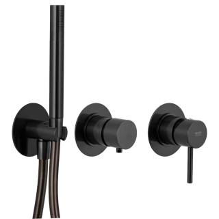 Смеситель для душа Remer X Style X97D3PWBCFP, черный брашированный хром