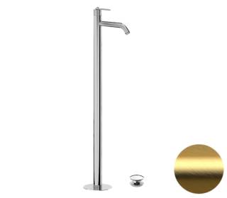 Смеситель для раковины Daniel Brooklyn BY688DP, золото брашированное