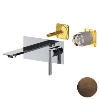 Смеситель для раковины Daniel Club ANC632KBOIL, бронза масляная