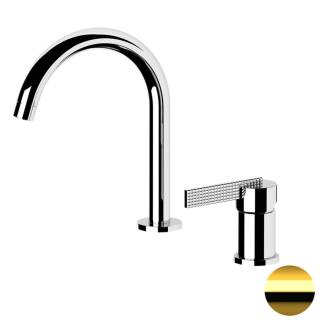 Смеситель для раковины Daniel Club ANC655DO, золото глянцевое