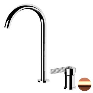 Смеситель для раковины Daniel Club ANC655LRP, медь брашированная