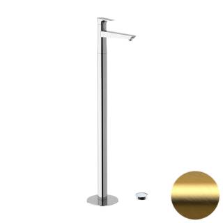 Смеситель для раковины Daniel Diva DV688DP, золото брашированное