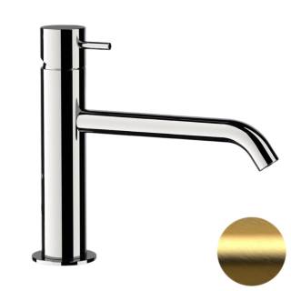 Смеситель для раковины Daniel Tokyo TK606XNDP, золото брашированное