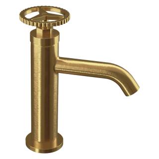 Смеситель для раковины Remer Chrono CH12BG, золото брашированное