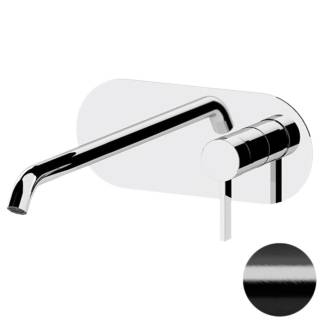 Смеситель для раковины Remer Metrica MC15LCFP, черный брашированный хром