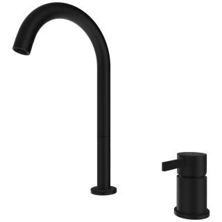 Смеситель для раковины Remer Metrica MC57LNO, черный матовый