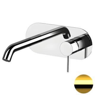 Смеситель для раковины Remer X Style X15LWBDO, золото глянцевое