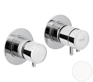 Смеситель термостатический для душа Remer X Style XT96BO, белый матовый