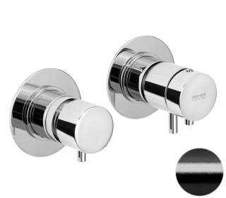 Смеситель термостатический для душа Remer X Style XT96CFP, черный брашированный хром