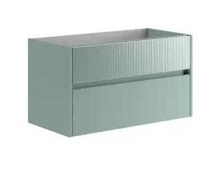 Тумба для раковины 90 см Onsen Niwa 71-BP-090-M60-V60, тимьян зелёный