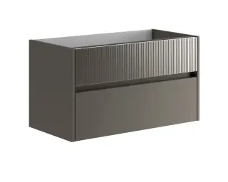 Тумба для раковины 90 см Onsen Niwa 71-BP-090-M23-V23, угольно-серый