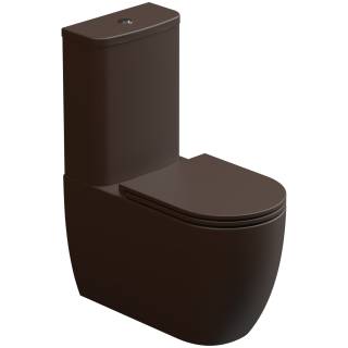 Чаша напольного унитаза GSG Ceramic Design Like LKMBL035P, Cacao Matt