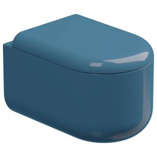 Чаша подвесного унитаза Eco Clean (торнадо) GSG Ceramic Design Petra PEWCSOEC040, Denim Glossy