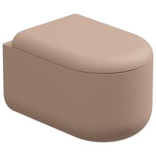 Чаша подвесного унитаза Eco Clean (торнадо) GSG Ceramic Design Petra PEWCSOEC032, Cipria Matt