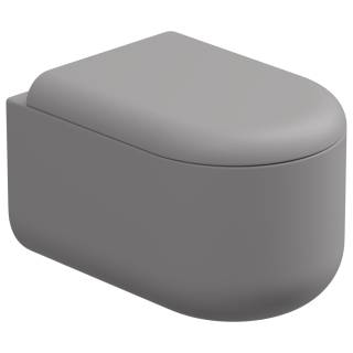 Чаша подвесного унитаза Eco Clean (торнадо) GSG Ceramic Design Petra PEWCSOEC038, Fumo Matt