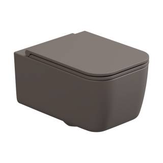 Чаша подвесного унитаза GSG Ceramic Design Brio BRWCSO029, Tortora Matt