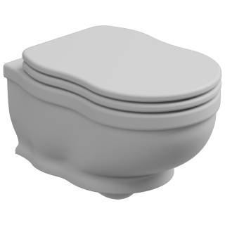 Чаша подвесного унитаза GSG Ceramic Design Time TIWCSO001, белый матовый