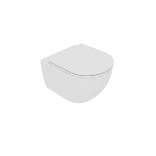 Чаша подвесного унитаза GSG Ceramic Design Like LKWCSOXXS000 укороченная, белый глянцевый