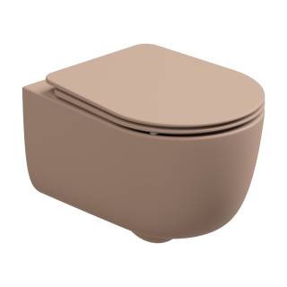 Чаша подвесного унитаза со смывом Smart Clean GSG Ceramic Design Hit! HIWCSO032, Cipria Matt