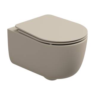Чаша подвесного унитаза со смывом Smart Clean GSG Ceramic Design Hit! HIWCSO034, Sabbia Matt