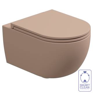 Чаша подвесного унитаза со смывом Smart Clean GSG Ceramic Design Like LKWCSO032, Cipria Matt