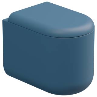 Чаша приставного унитаза Eco Clean (торнадо) GSG Ceramic Design PEWC01EC027P, Denim Matt