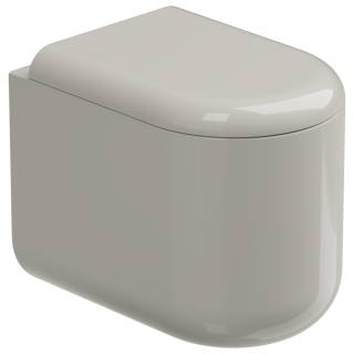 Чаша приставного унитаза Eco Clean (торнадо) GSG Ceramic Design PEWC01EC013P, пергамон глянцевый