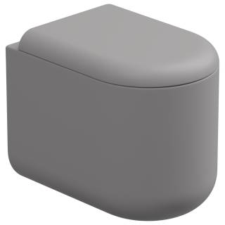 Чаша приставного унитаза Eco Clean (торнадо) GSG Ceramic Design PEWC01EC038P, Fumo Matt