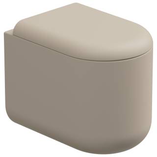 Чаша приставного унитаза Eco Clean (торнадо) GSG Ceramic Design PEWC01EC034P, Sabbia Matt