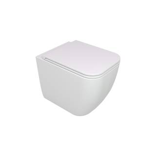 Чаша приставного унитаза GSG Ceramic Design Brio BRWC01000P, белый глянцевый