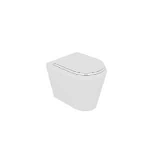 Чаша приставного унитаза GSG Ceramic Design Cruise CRWC01000, белый глянцевый