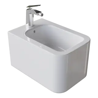 Boheme Mane Биде подвесное 52х35 с 1 отверстием под смеситель, цвет: white 970-BDT-W