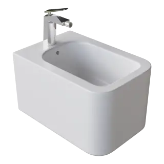 Boheme Mane Биде подвесное 52х35 с 1 отверстием под смеситель, цвет: matt white 970-BDT-MW