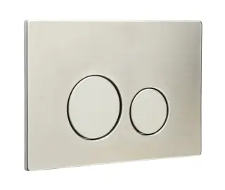 Boheme Кнопка смыва для инсталляции Geberit, 2 режима, нержавеющая сталь, цвет: nickel brush 649-NB