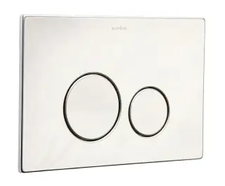 Boheme Кнопка смыва для инсталляции Geberit, 2 режима, нержавеющая сталь, цвет: chrome 649-CR