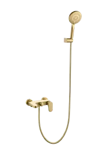 Boheme Spectre Смеситель для ванны с душевым комплектом: ручной душ, шланг 150 см, цвет: matt gold 453-MG