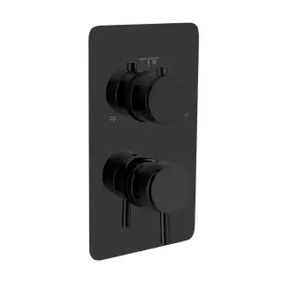 Boheme Cell Смеситель термостатический встраиваемый, 3 потреб., внутр. часть, цвет: shine gun metall 135-3-SGM