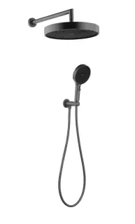 Boheme Cell Душевой комплект без смесителя - верхний душ, ручной душ, шланг, цвет: gun metall 427-GM