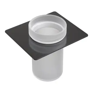 Boheme Space Стакан подвесной, стеклянный полупрозрачный, цвет: shiny gun metall 10966-SGM-TUM