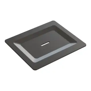 Boheme Space Мыльница с латунной чашей, накладная, цвет: gun metall 10966-GM-SOAP