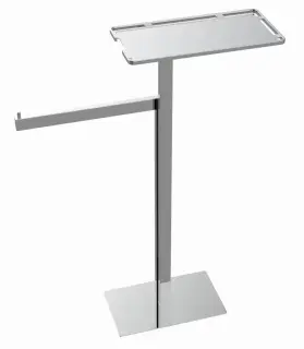 Boheme Стойка напольная - ершик, полотенцедержатель, полка, цвет: chrome 10952-CR