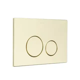 Boheme Кнопка смыва для инсталляции Geberit, 2 режима, нержавеющая сталь, цвет: gold 649-G