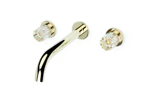 Boheme Elegante Смеситель для раковины встраиваемый, излив, с внутренней частью, цвет: gold 152-2-G-EL