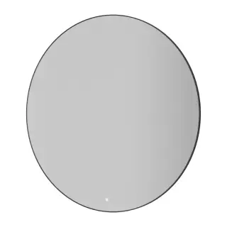 Boheme Зеркало d120 см в металлической раме, с подсветкой и сенсором, цвет: gun metall 545-120-GM