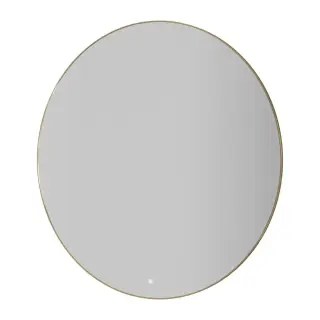 Boheme Зеркало d120 см в металлической раме, с подсветкой и сенсором, цвет: gold 545-120-G