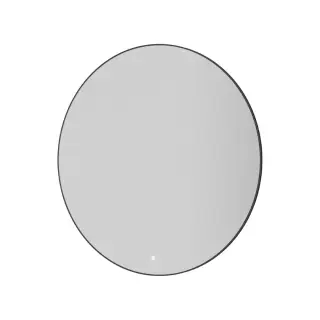 Boheme Зеркало d100 см в металлической раме, с подсветкой и сенсором, цвет: gun metall 545-100-GM