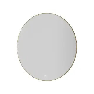 Boheme Зеркало d100 см в металлической раме, с подсветкой и сенсором, цвет: gold 545-100-G